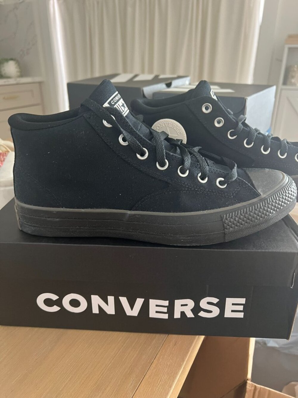 Converse Chuck Taylor All Star Malden Street Mid Black on Black Sneaker
